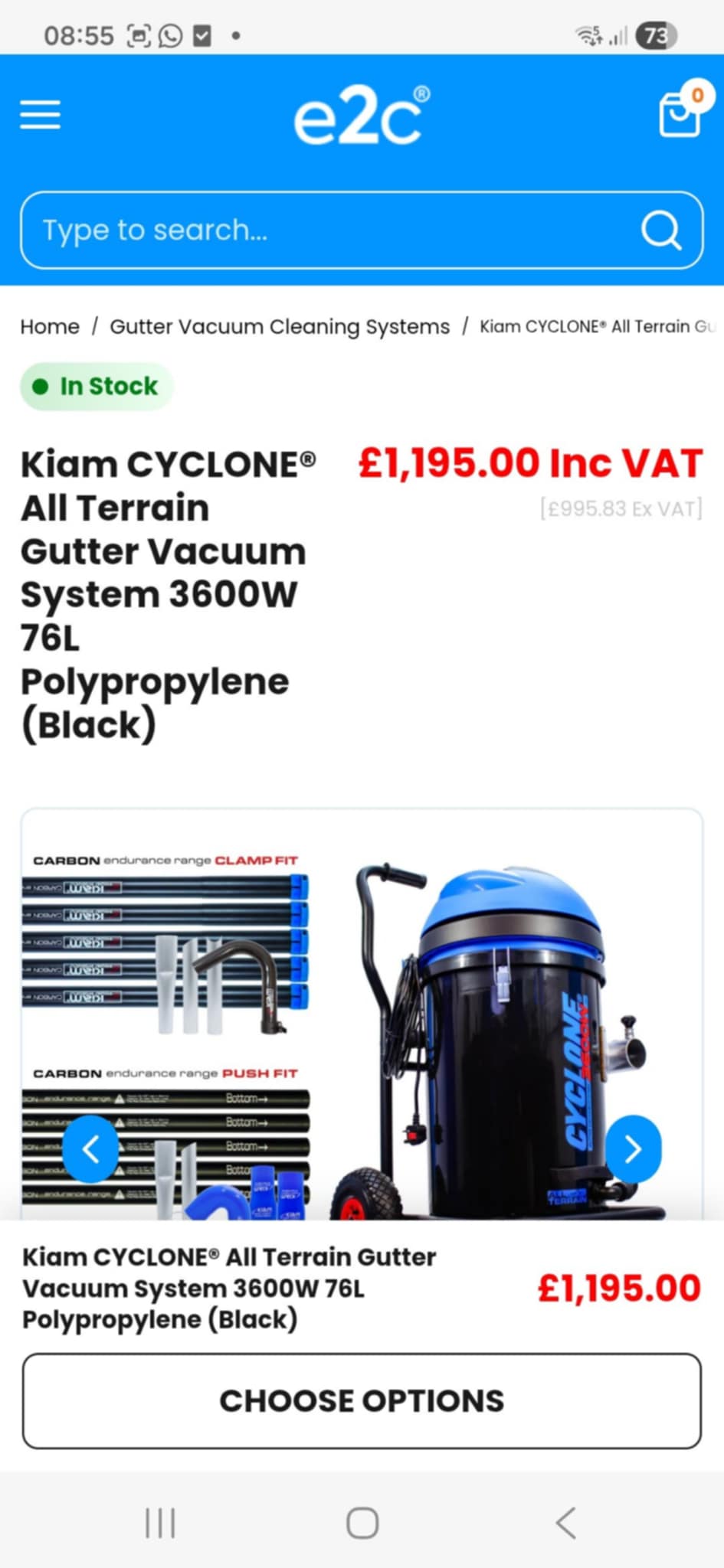 Gutter Vacuum System